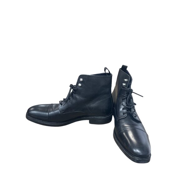 Cole Haan Mens Black Leather Ankle Chukka Waterproof Boots Sz 11.5M SKU 9545 - Picture 2 of 16